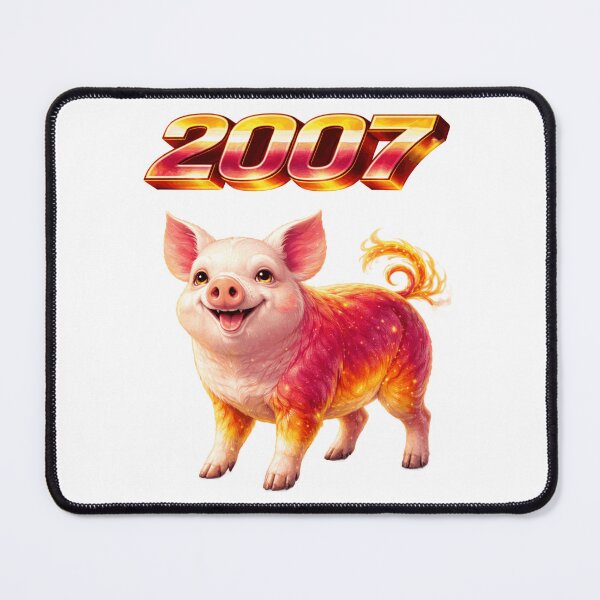 Item preview, 2007 Year of the Pig Eastern Zodiac Prosperity Luck Design designed and sold by AlexLineArt.