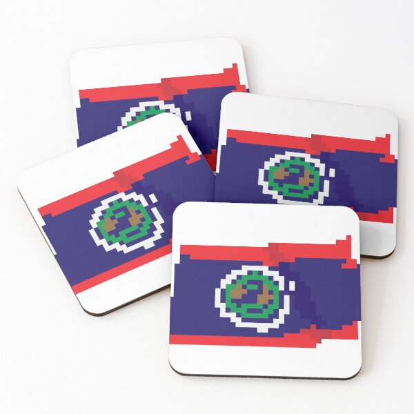 Item preview, Flag of Belize, a flag with a pixel art designed and sold by massingso.