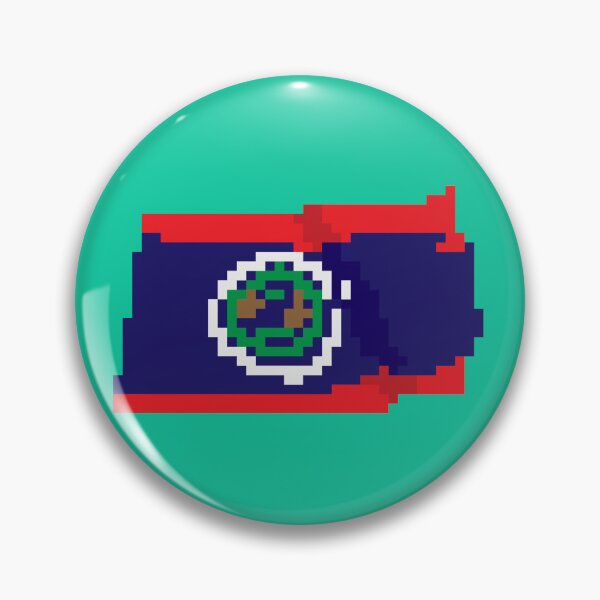 Item preview, Flag of Belize, a flag with a pixel art designed and sold by massingso.