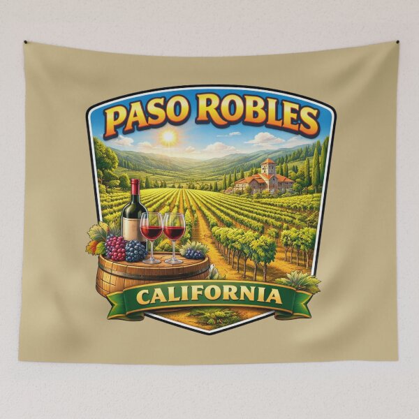 Item preview, Paso Robles, California designed and sold by Myra365Art.
