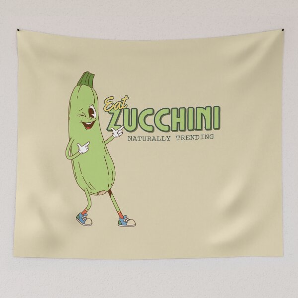 Item preview, Eat Zucchini – Retro Modern Vintage Ad designed and sold by smeraldosecrets.