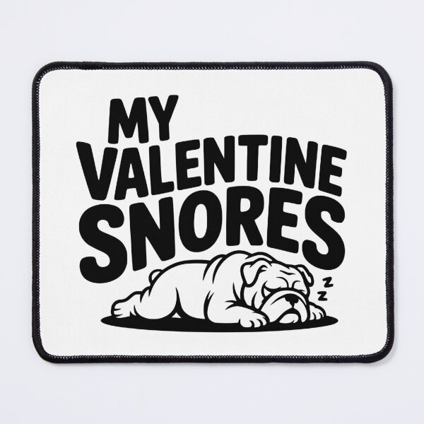 Item preview, My Valentine Snores designed and sold by theartfulaspie.