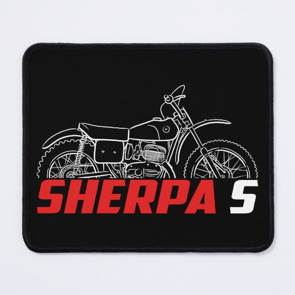 Item preview, Motorcycle Bultaco Sherpa S Mk2 200 1970-1972, biker designed and sold by ThrottleArts.