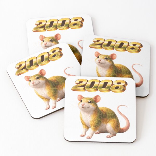 Item preview, 2008 Year of the Rat Eastern Zodiac Intelligence Success Design designed and sold by AlexLineArt.
