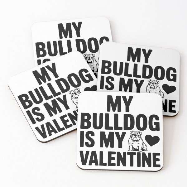 Item preview, My Bulldog Is My Valentine designed and sold by theartfulaspie.