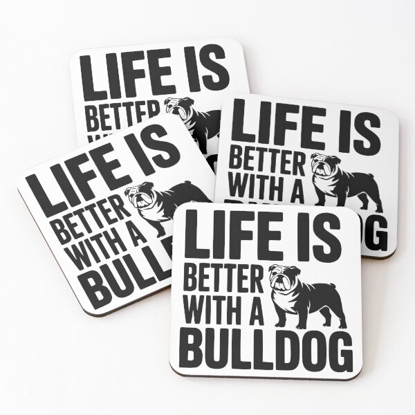 Item preview, Life Is Better with a Bulldog designed and sold by theartfulaspie.