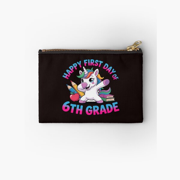 Item preview, Unicorn Happy First Day Of 6th Grade Kids Teacher designed and sold by MichaelStalkas.