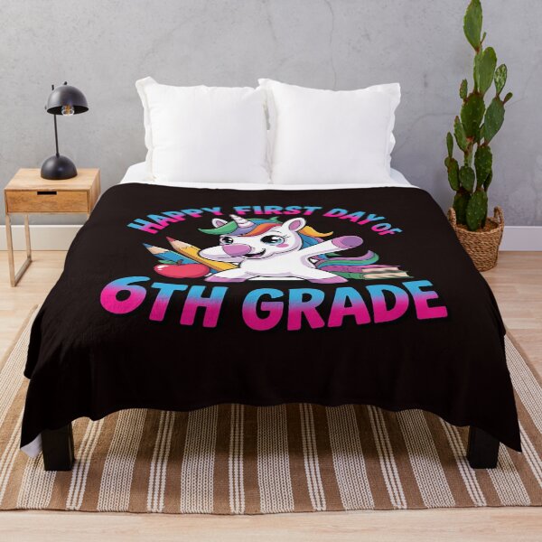 Item preview, Unicorn Happy First Day Of 6th Grade Kids Teacher designed and sold by MichaelStalkas.