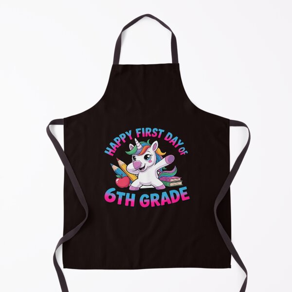 Item preview, Unicorn Happy First Day Of 6th Grade Kids Teacher designed and sold by MichaelStalkas.