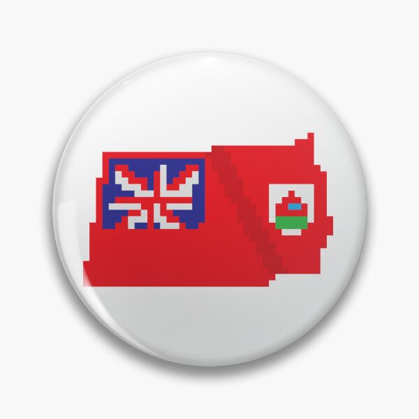 Item preview, Flag of Bermuda island, a flag with a pixel art designed and sold by massingso.