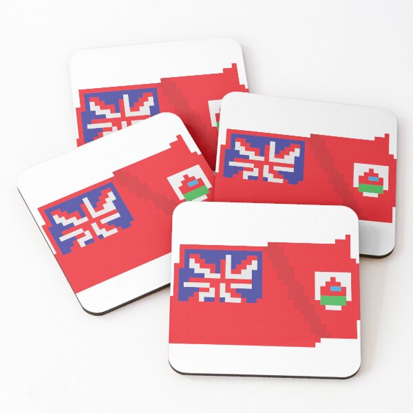 Item preview, Flag of Bermuda island, a flag with a pixel art designed and sold by massingso.
