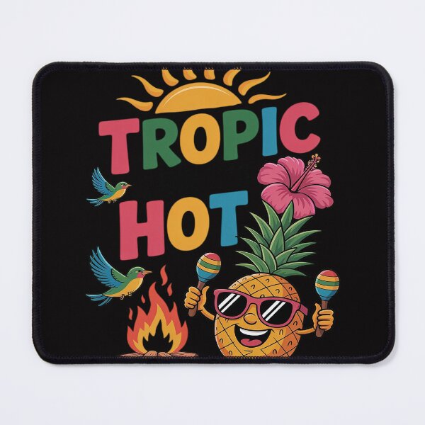 Item preview, Tropic Like Its Hot Pineapple Campfire Luau Sunset designed and sold by Vexat062Art.