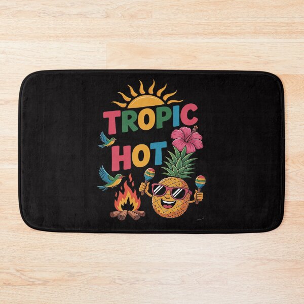 Item preview, Tropic Like Its Hot Pineapple Campfire Luau Sunset designed and sold by Vexat062Art.