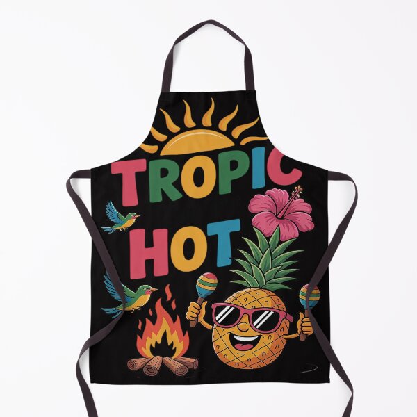 Item preview, Tropic Like Its Hot Pineapple Campfire Luau Sunset designed and sold by Vexat062Art.