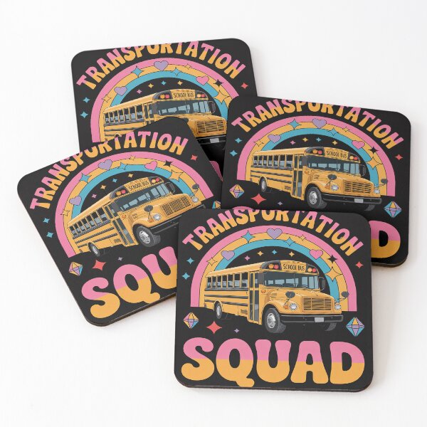 Item preview, Transportation Squad Bus Aide Back to School designed and sold by Vexat062Art.