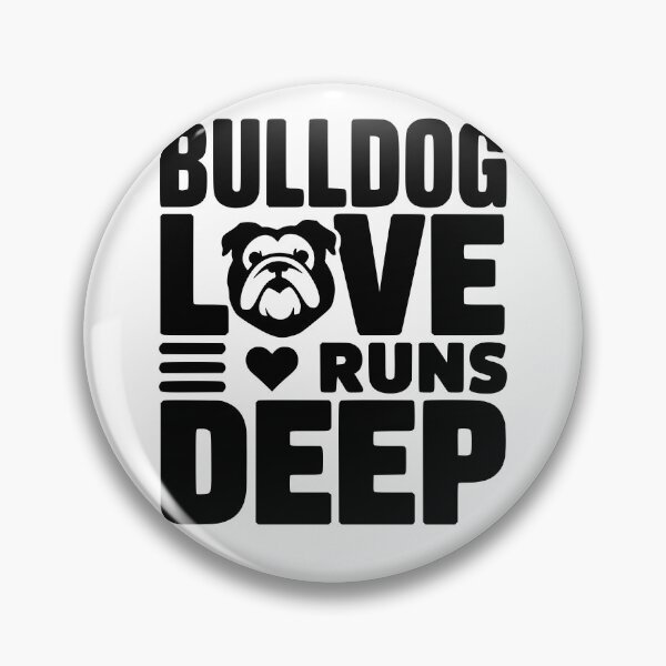 Item preview, Bulldog Love Runs Deep designed and sold by theartfulaspie.