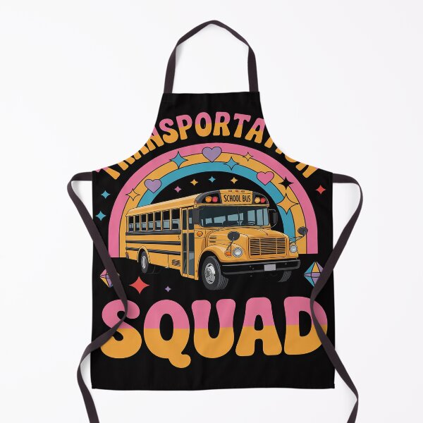 Item preview, Transportation Squad Bus Aide Back to School designed and sold by Vexat062Art.
