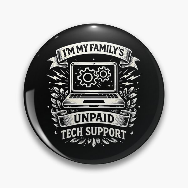 Item preview, I'm My Family's Unpaid Tech Support Computer Engineer  designed and sold by DemureArtsy.