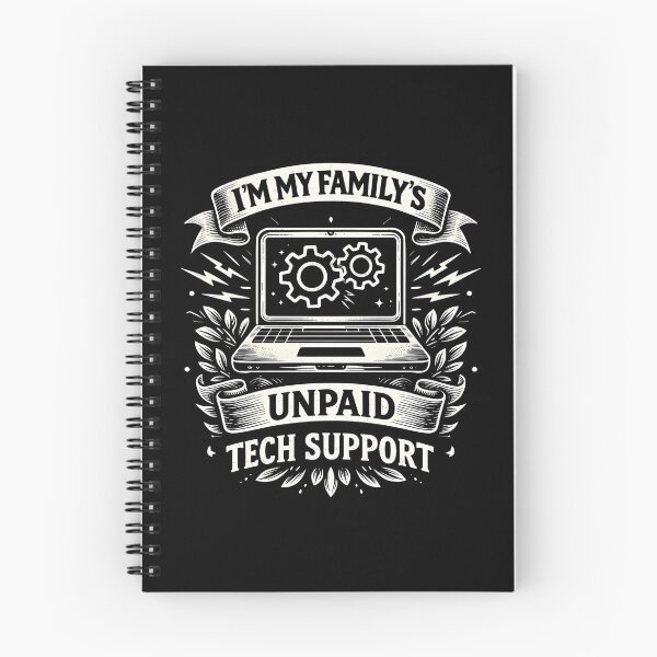 Item preview, I'm My Family's Unpaid Tech Support Computer Engineer  designed and sold by DemureArtsy.