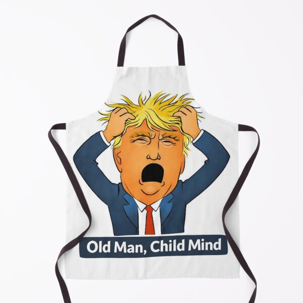 Item preview, Old Man, Child Mind – Satirical Political Cartoon Art designed and sold by sami88art.