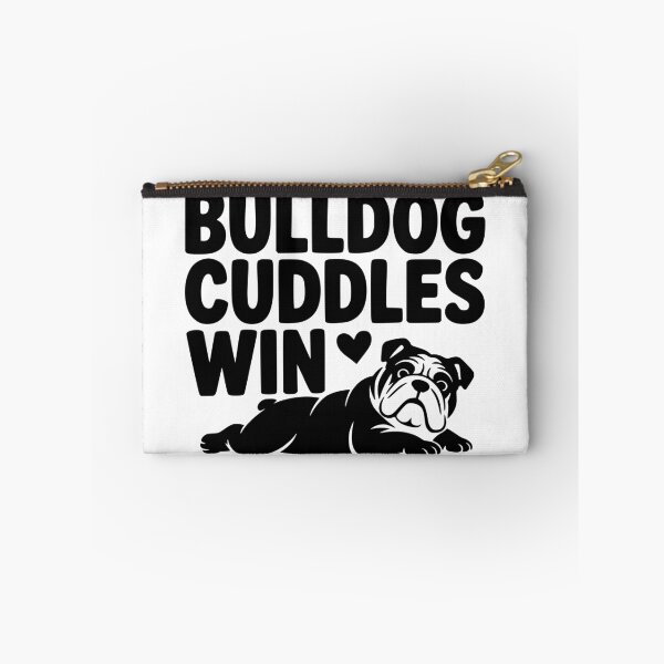 Item preview, Bulldog Cuddles Win designed and sold by theartfulaspie.