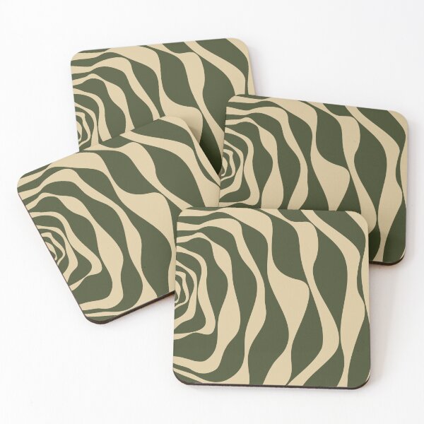 Item preview, Ebb and Flow 4 in Khaki and Green designed and sold by LAEC-Shop.