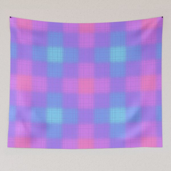 Item preview, Overlapping Plaid: Boy, Girl, and In Between 2 designed and sold by SarahJosArt.