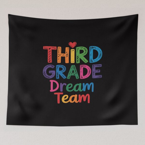 Item preview, Third Grade Dream Team 3rd Grade Teacher Back to School Kids designed and sold by Vexat062Art.