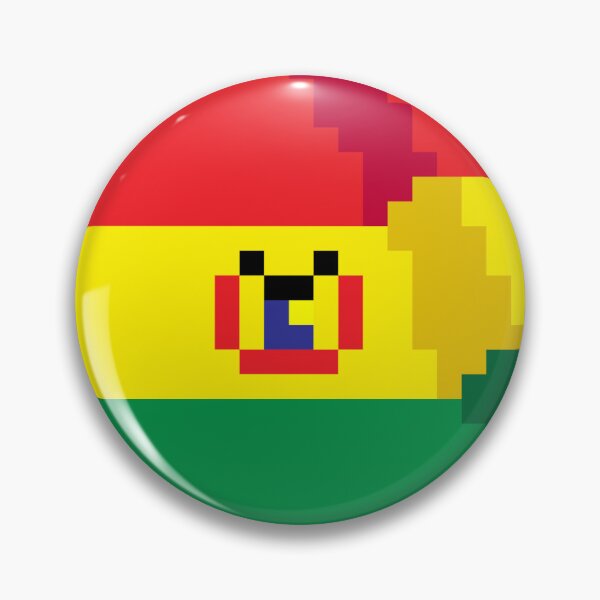 Item preview, Flag of Bolivia, a flag with a pixel art designed and sold by massingso.