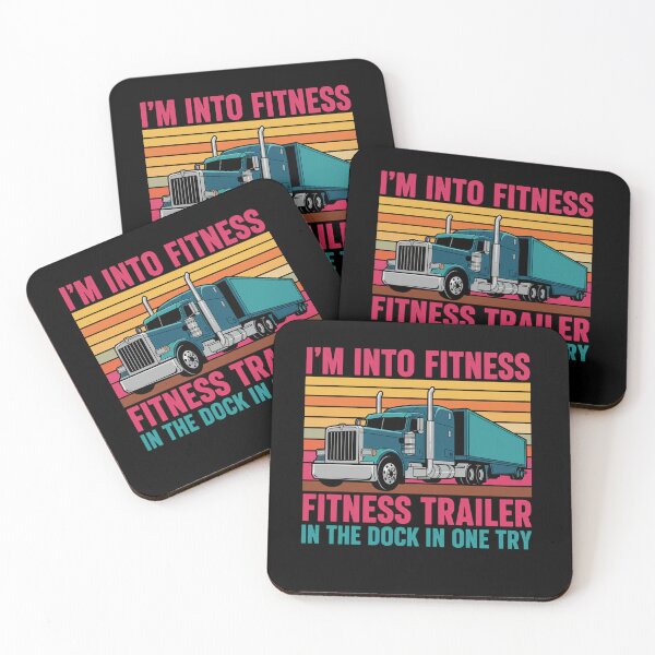 Item preview, I'm into fitness. Fitness trailer in the dock in one try. Funny semi truck tee for truckers. designed and sold by AsturShop.