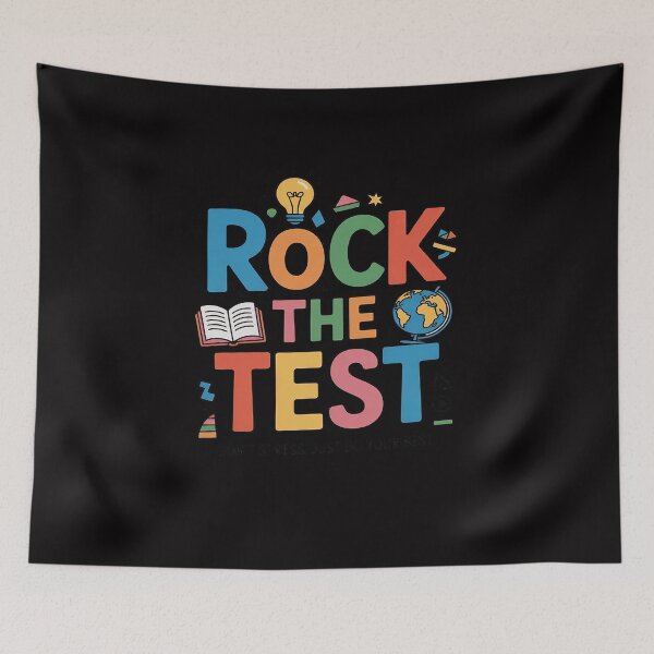 Item preview, Test Day, Rock the test don't stress Just Do your best designed and sold by Vexat062Art.