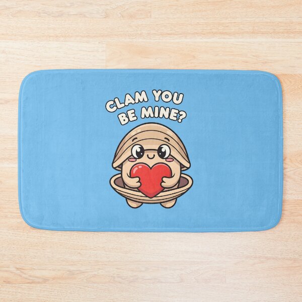 Item preview, Clam You Be Mine? – Cute Clam Valentine Design designed and sold by Sea Gem.