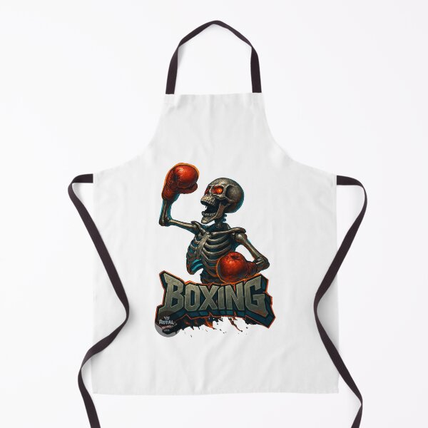 Item preview, Glowing Red Eyes Skeleton Boxer Art designed and sold by RoyalKnightMMA.