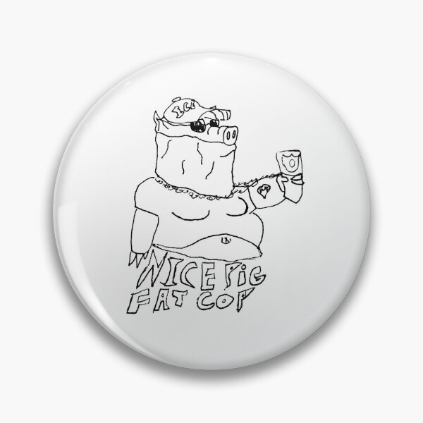 Item preview, Abolish ICE Fat Pig funny goofy silly designed and sold by Gr33zy Art.
