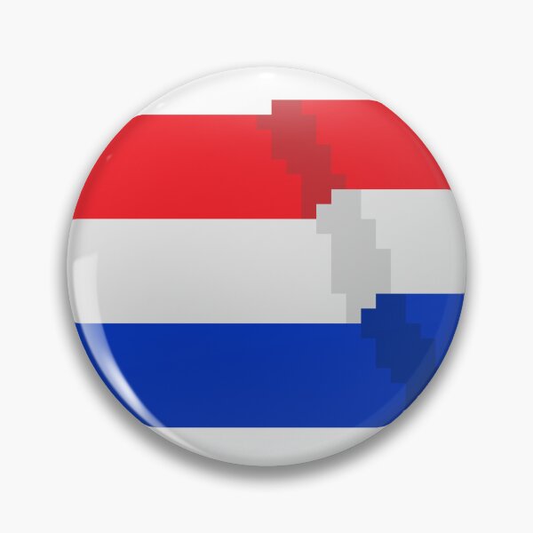 Item preview, Flag of Nederland, a flag with a pixel art designed and sold by massingso.