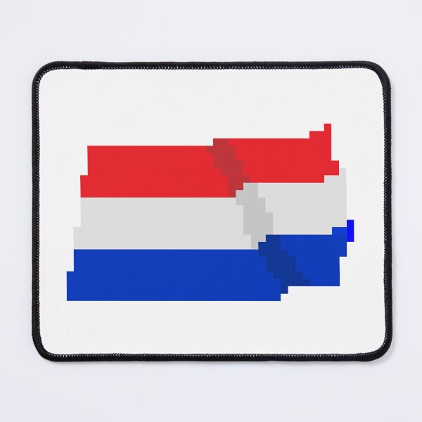 Item preview, Flag of Nederland, a flag with a pixel art designed and sold by massingso.