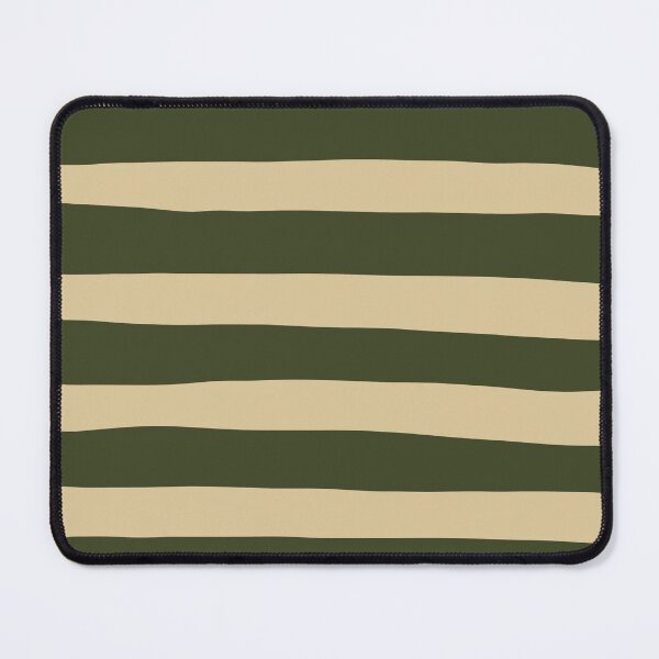 Item preview, Uneven Stripes in Khaki and Green designed and sold by LAEC-Shop.