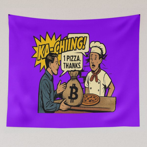 Item preview, How to buy a pizza with Bitcoin designed and sold by Geep-OG-Design.