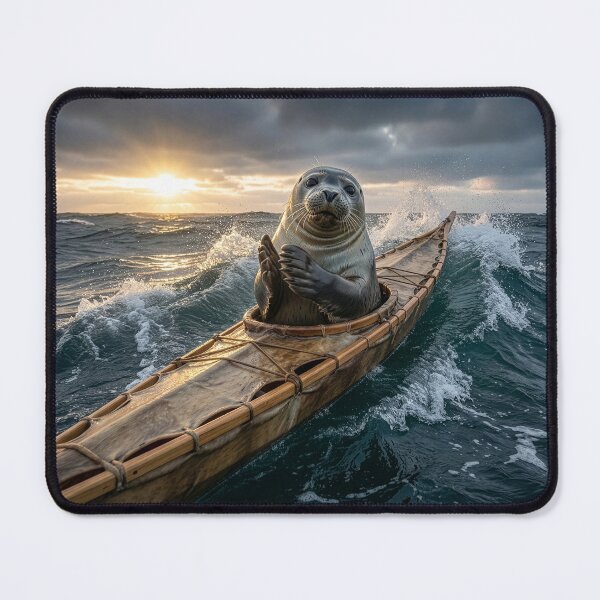 Item preview, Seal in Skin-on-Frame Kayak designed and sold by Tridentulus.