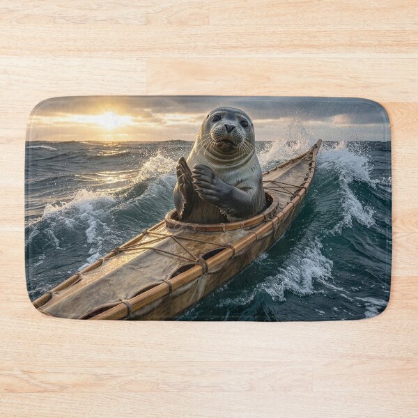 Item preview, Seal in Skin-on-Frame Kayak designed and sold by Tridentulus.