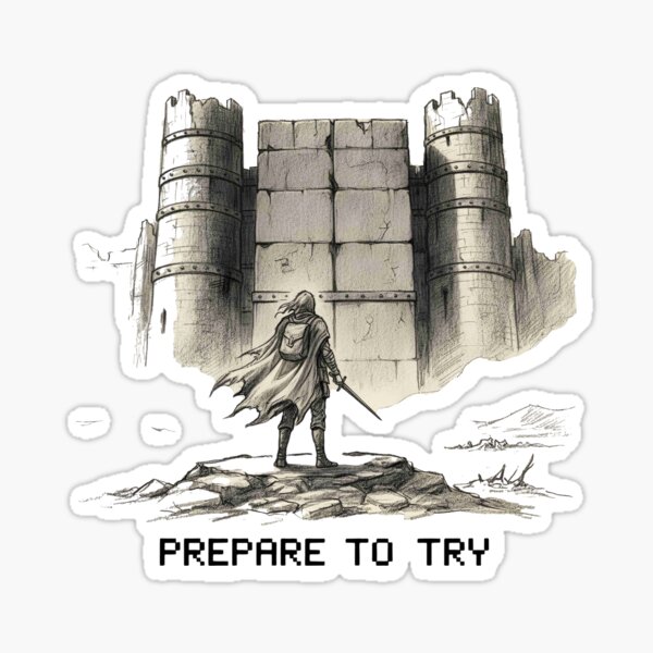 Item preview, Dark Souls Aesthetic Pencil Sketch Warrior Art|Fan Art designed and sold by OutterFit.