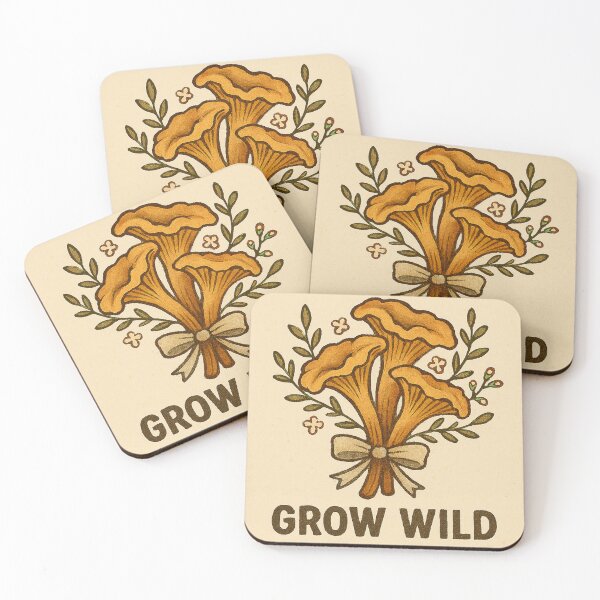 Item preview, Grow Wild – Cottagecore Chanterelle Mushroom Bouquet designed and sold by LuxuryApparels.