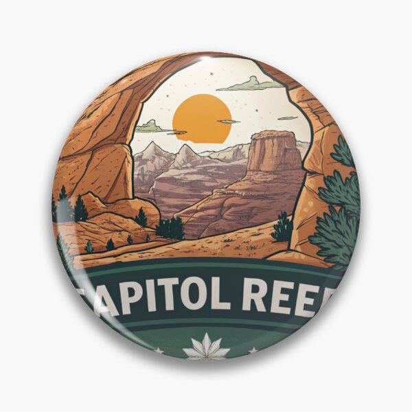 Item preview, Capitol reef sticker  designed and sold by choumilanais.