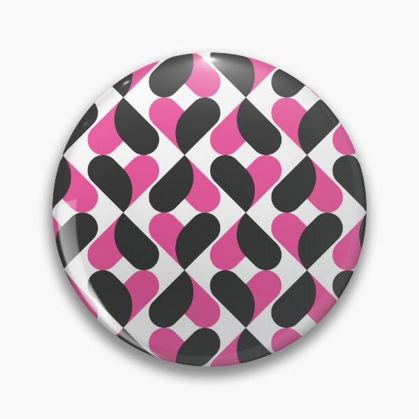 Item preview, XO Hearts: Pink/Black designed and sold by Motel Sunset.
