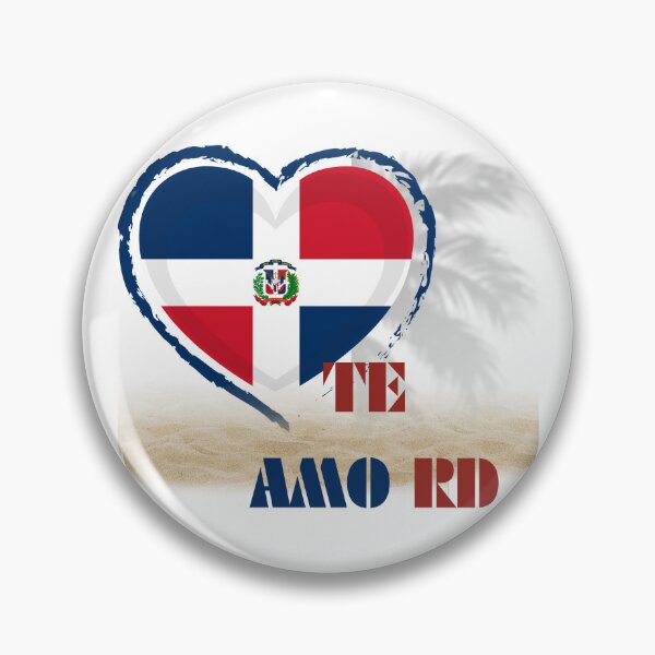 Item preview, Te Amo RD | Dominican Republic Heart Flag Design designed and sold by Aura Design.