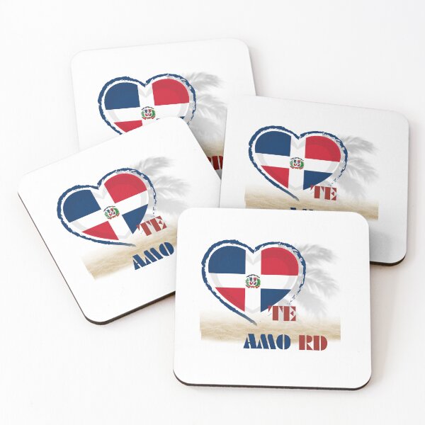 Item preview, Te Amo RD | Dominican Republic Heart Flag Design designed and sold by Aura Design.