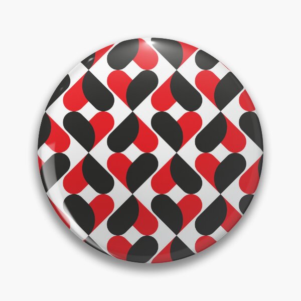 Item preview, XO Hearts: Red/Black designed and sold by Motel Sunset.