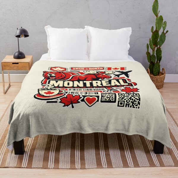 Item preview, Montreal True North – Canada Travel Sticker Collage Design designed and sold by GiftsCreek.