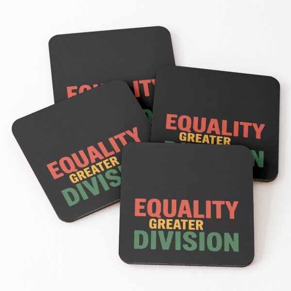 Item preview, Equality is Greater Than Division Math Black History Month designed and sold by LindseyKris.
