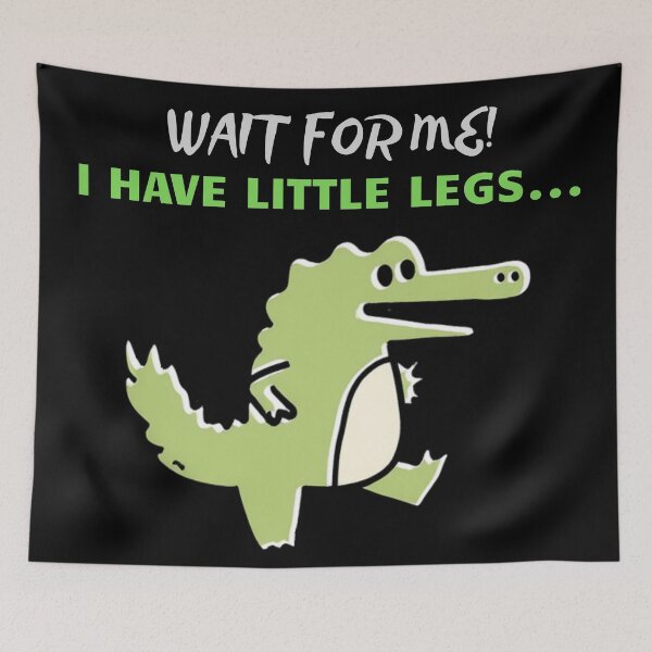 Item preview, Wait For Me! I Have Little Legs – Short Height Sarcasm Running Joke Gnome Style designed and sold by 9morethan9®.